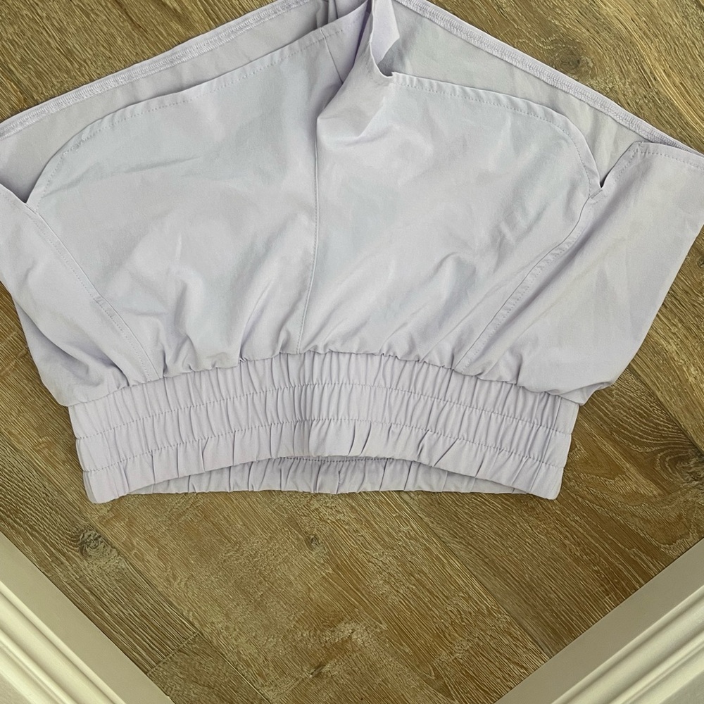 Zella Women's Lavender athletic shorts - Picture 2 of 3